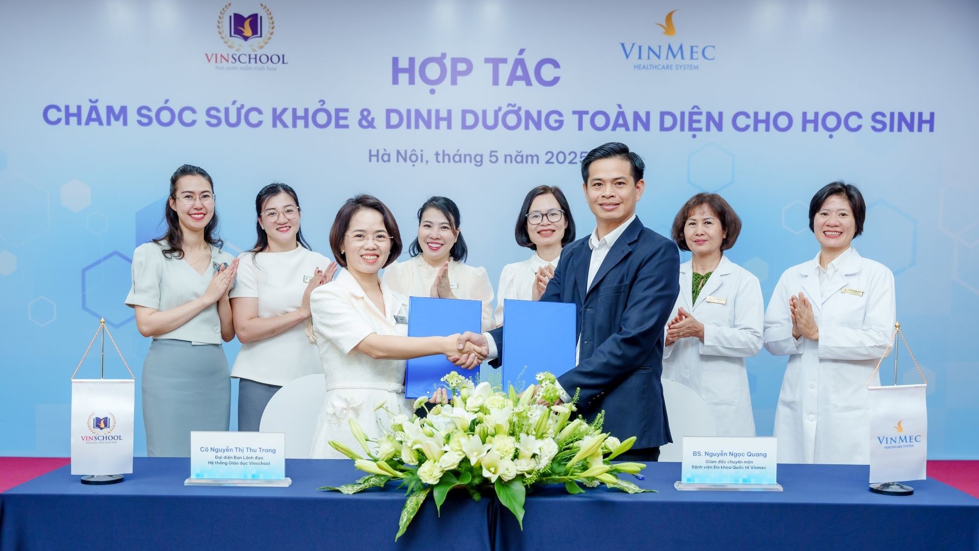Vinschool và Vinmec ký thỏa thuận hợp tác toàn diện, nâng chuẩn chăm sóc sức khỏe mầm non cho hơn 15.000 học sinh