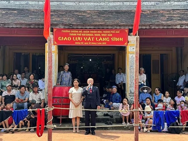 Quảng bá võ cổ truyền làng Sình (TP Huế) đến thành phố Katsuragi (Nhật Bản)