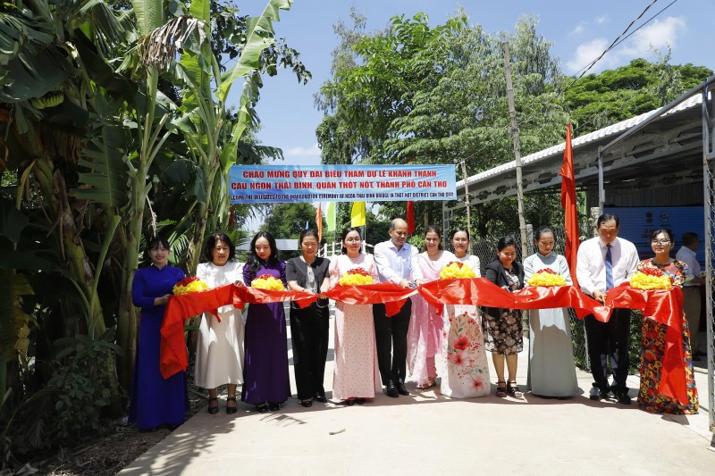 Cần Thơ khánh thành 2 cầu giao thông nông thôn do Ấn Độ tài trợ