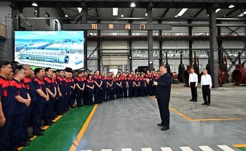 Tổng Bí thư Trung Quốc Tập Cận Bình khảo sát tại tỉnh Sơn Tây