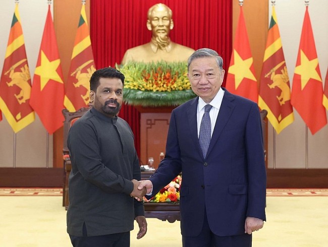 Chủ tịch nước gửi điện mừng thiết lập quan hệ ngoại giao Việt Nam - Sri Lanka
