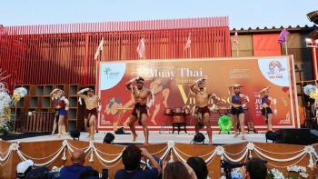 lan dau tien muay thai duoc trinh dien tren nen nhac truyen thong viet nam