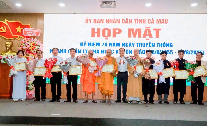 Cà Mau khẳng định vai trò của công tác tôn giáo trong khối đại đoàn kết toàn dân