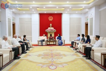 lanh dao tinh quang ninh tiep xa giao doan dai bieu cuba