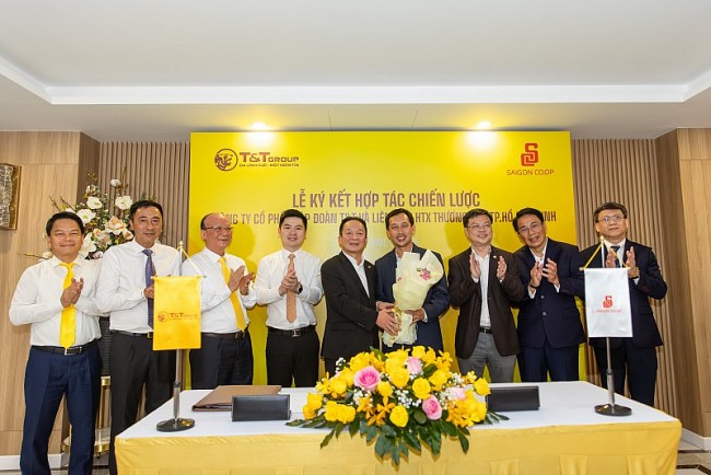 T&T Group và Saigon Co.op hợp tác phát triển mô hình bán lẻ tại các khu đô thị toàn quốc