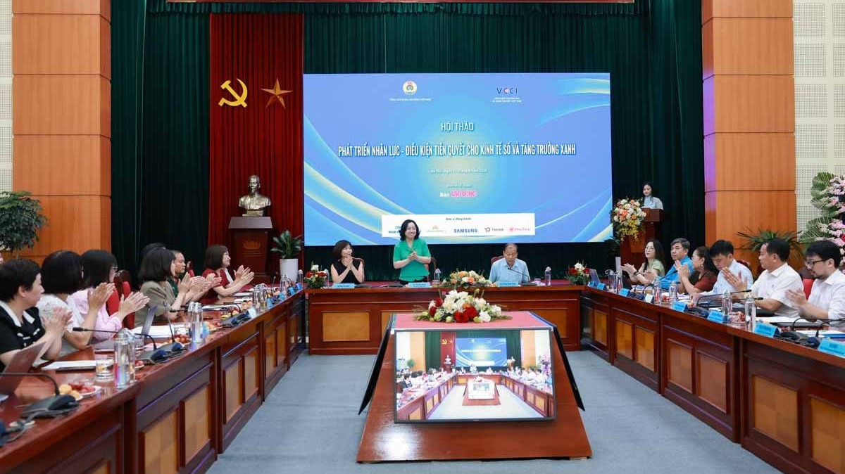 Phát triển nhân lực: Điều kiện tiên quyết cho kinh tế số và tăng trưởng xanh