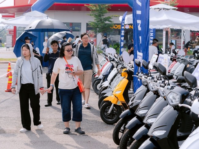 Đổi xe máy xăng, nhận ngay xe điện, khách hàng thích thú: Nhanh - Gọn - Sướng