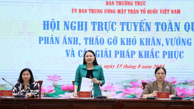 Gỡ điểm nghẽn, thống nhất mô hình, phát huy sức mạnh Mặt trận