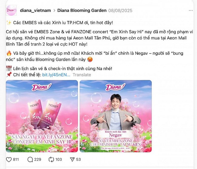 Diana Việt Nam gửi thông điệp xin lỗi tới cộng đồng
