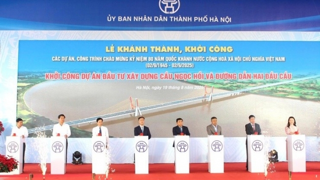 Hà Nội: Khởi công xây dựng cầu Ngọc Hồi kết nối Hưng Yên