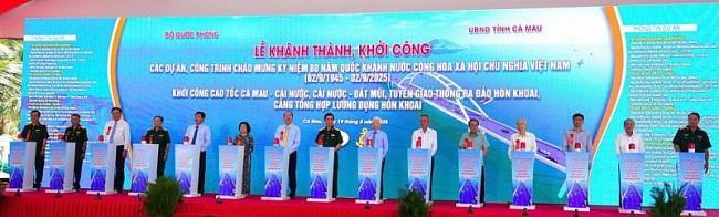 Cà Mau đồng loạt khởi công nhiều công trình trọng điểm quan trọng
