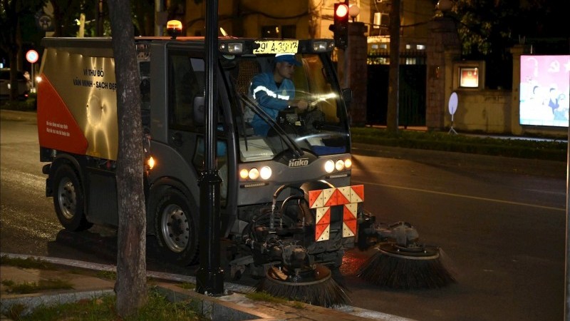 Hà Nội tăng cường vệ sinh môi trường phục vụ sự kiện A80
