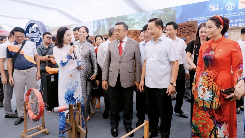 Không gian Truyền thống và Sáng tạo Hà Nội 2025 tạo điểm nhấn ấn tượng