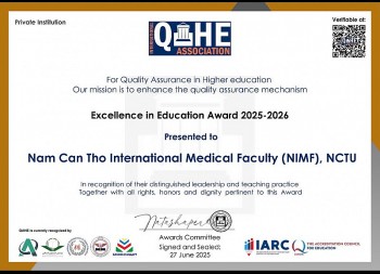 QAHE vinh danh Khoa Y Quốc tế - Trường Đại học Nam Cần Thơ