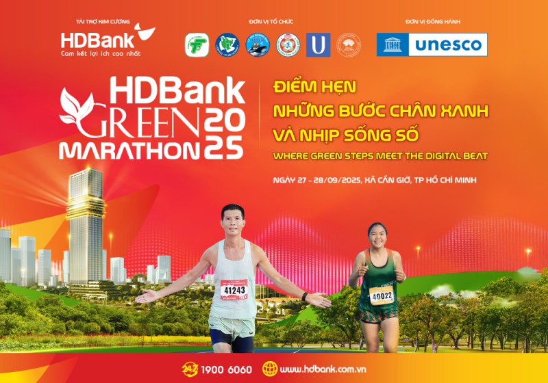 HDBank Green Marathon 2025 - Điểm hẹn của những bước chân xanh và nhịp sống số