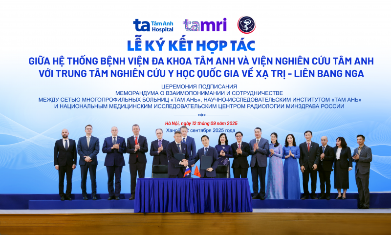 BVĐK Tâm Anh hợp tác với Trung tâm ung thư hàng đầu của Nga về công nghệ mới điều trị ung thư