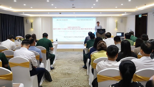 Gần 400 học viên được bồi dưỡng kiến thức và kỹ năng đối ngoại, hội nhập quốc tế