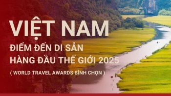 [Infographic] World Travel Awards 2025: Việt Nam tiếp tục được bình chọn là Điểm đến Di sản hàng đầu thế giới