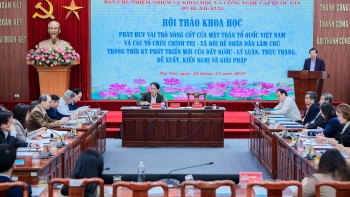 phat huy vai tro nong cot cua mat tran de nhan dan lam chu trong thoi ky phat trien moi