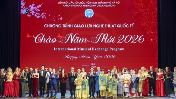 [Ảnh] Lan tỏa tình hữu nghị qua giao lưu nghệ thuật quốc tế “Chào năm mới 2026”