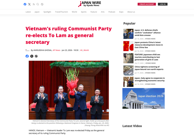 truyen thong quoc te lan toa nhung thong diep lon cua dai hoi xiv cua dang