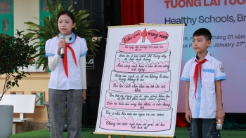 world vision trien khai sang kien ve dinh duong hoc duong tai dien bien