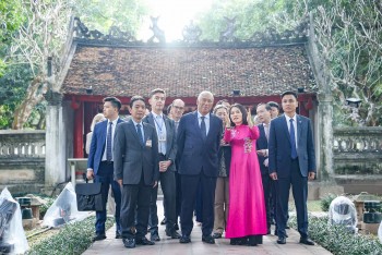 chu tich hoi dong chau au antonio costa tham van mieu quoc tu giam va du an metro so 3 ha noi