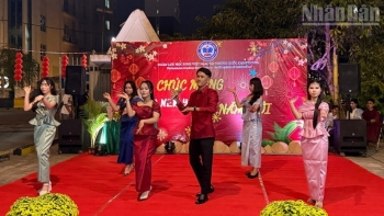 Lưu học sinh Việt Nam tại Campuchia đón năm mới Bính Ngọ