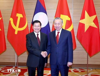 gan ket chien luoc dong luc thuc day quan he dac biet viet lao mai phat trien