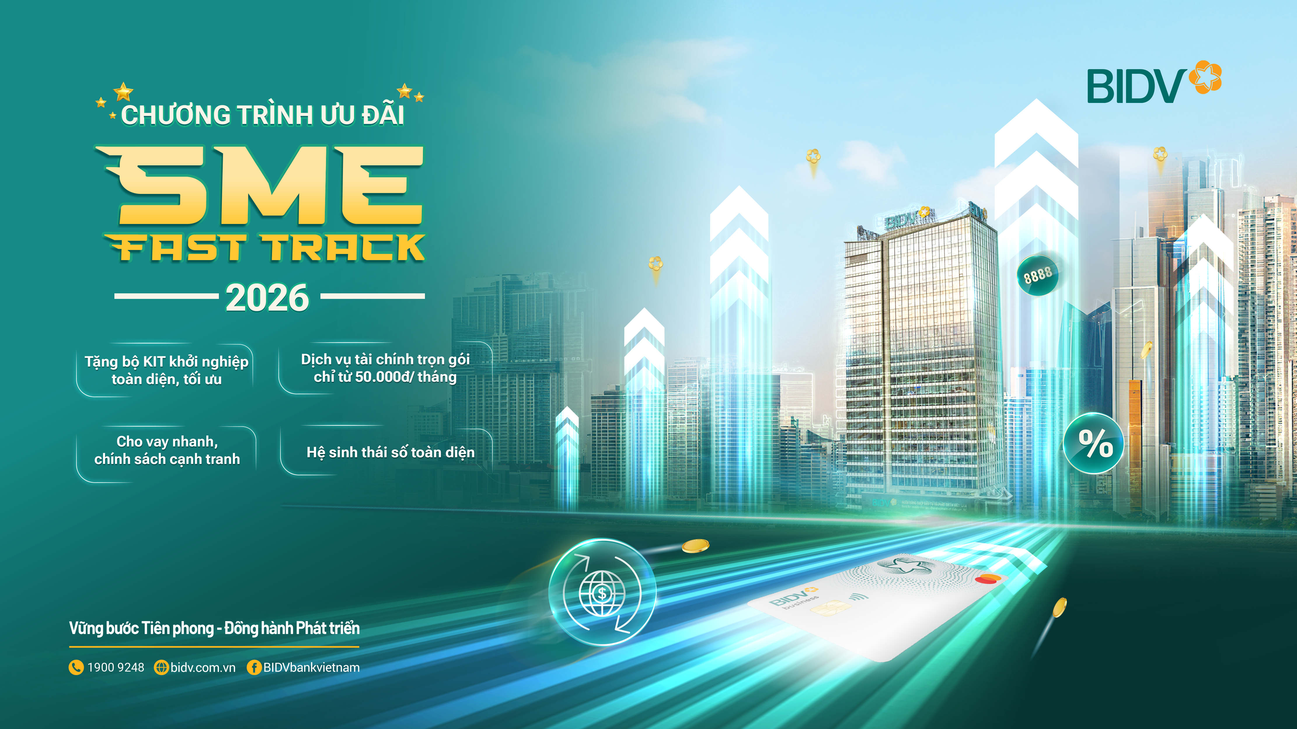 don nam ma cung uu dai sieu da tu bidv sme fast track 2026