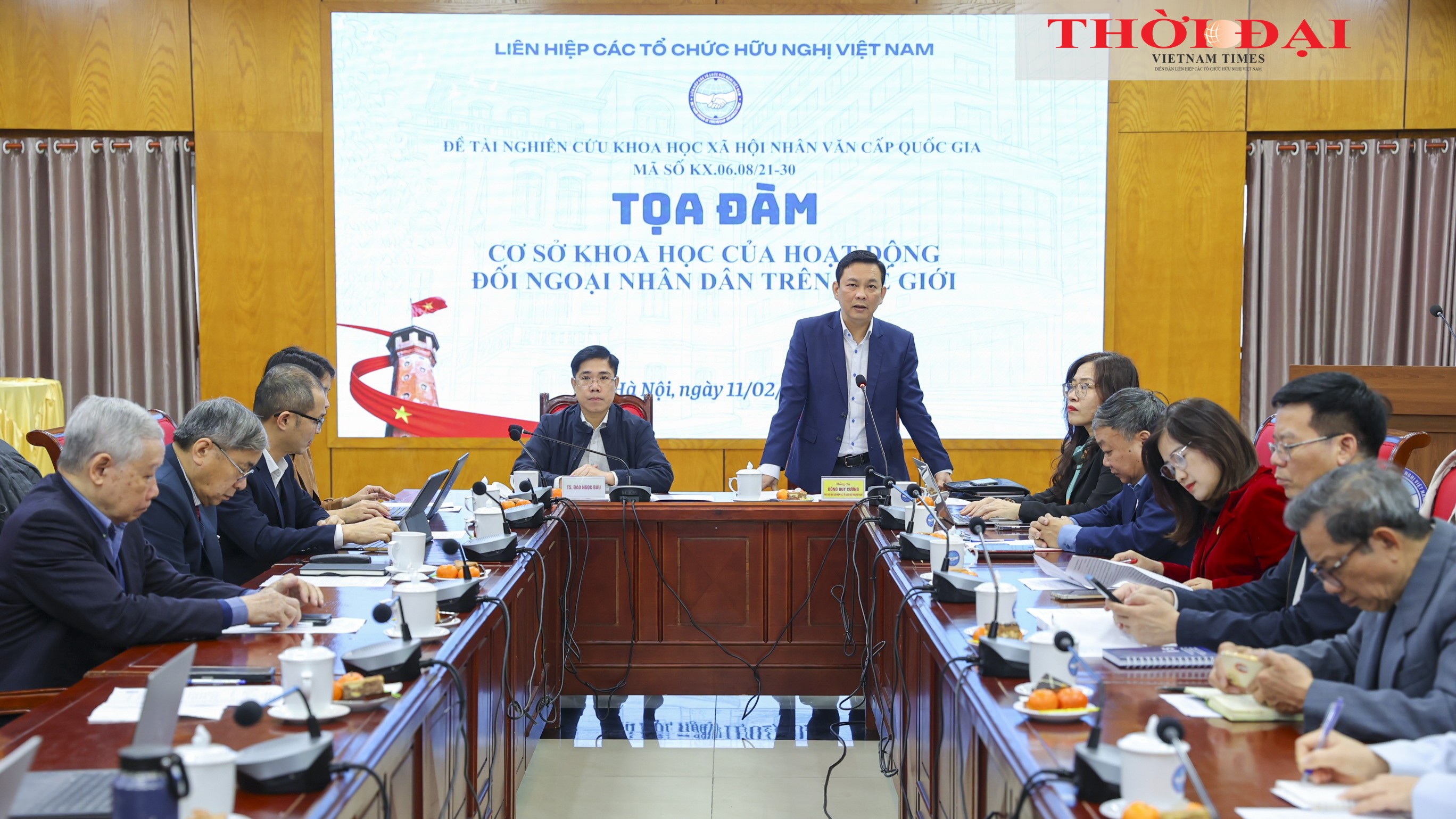 Tọa đàm "Cơ sở khoa học của hoạt động đối ngoại nhân dân trên thế giới"