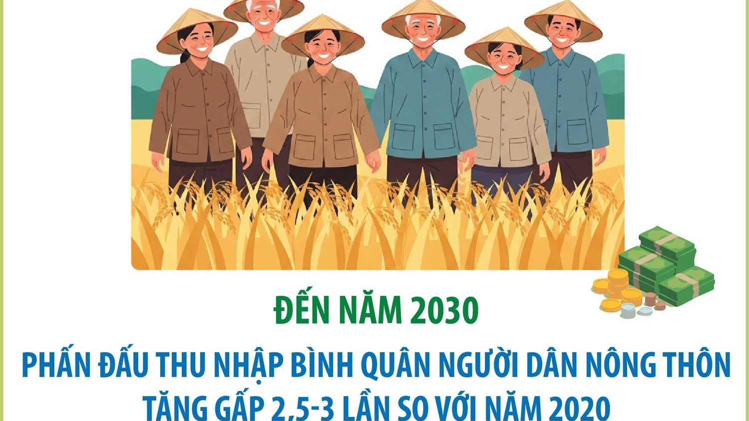 infographic den nam 2030 phan dau thu nhap binh quan nguoi dan nong thon tang gap 25 3 lan so voi nam 2020