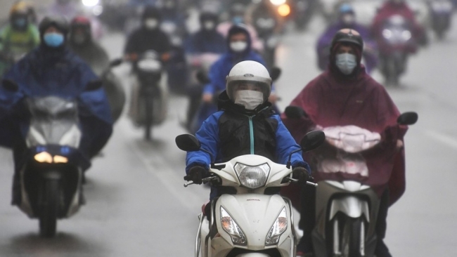 Thời tiết hôm nay (25/02): Hà Nội mưa rào, trời lạnh