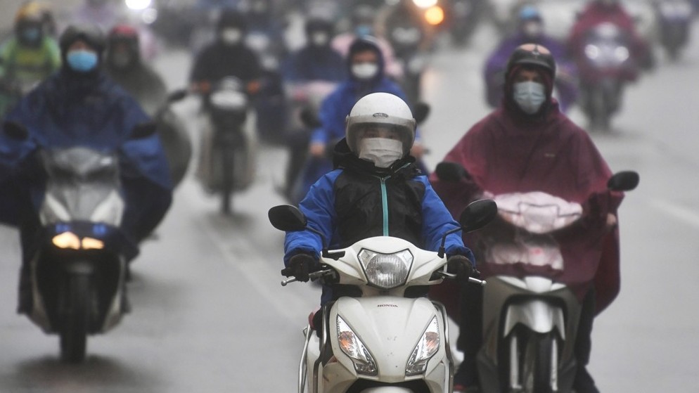 Thời tiết hôm nay (25/02): Hà Nội mưa rào, trời lạnh