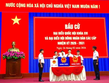 to chuc bau cu som cho cac luc luong thuc hien nhiem vu tren bien
