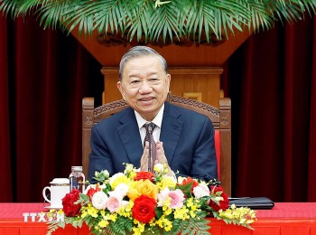 tong bi thu to lam tiep lanh dao cua hon 40 tap doan doanh nghiep quoc te