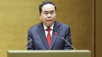 toan van phat bieu khai mac ky hop thu nhat cua chu tich quoc hoi tran thanh man