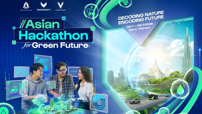 Phát động cuộc thi Asian Hackathon for Green Future 2026 với tổng giải thưởng 24.000 USD