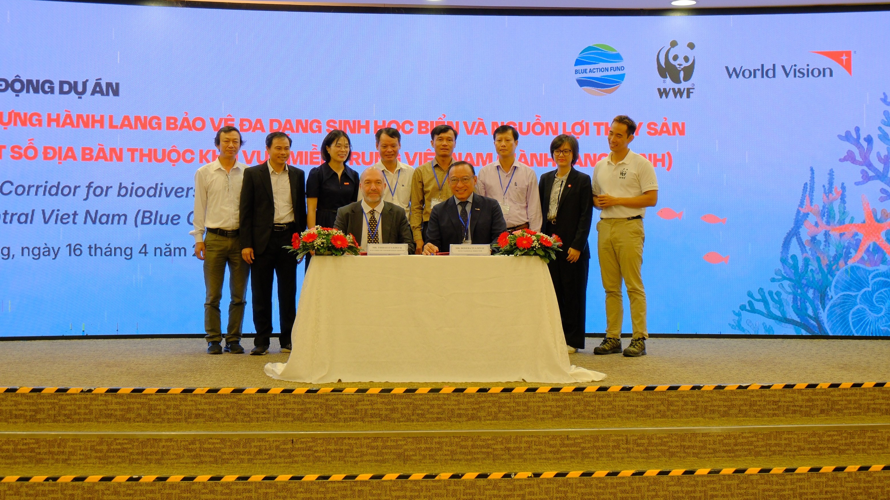 Khởi động dự án "Hành lang Xanh" 4,4 triệu Euro bảo tồn biển miền Trung