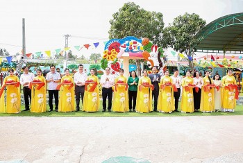 can tho khanh thanh khu vui choi tre em tai truong mau giao vinh vien 1