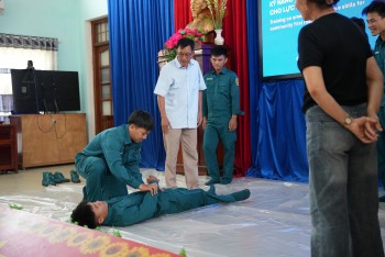 tap huan va dien tap ung pho da thien tai cho 500 nguoi tai tinh gia lai