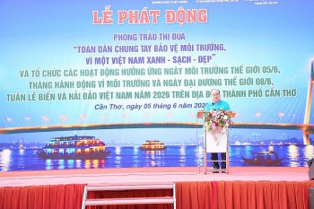 can tho phat dong phong trao toan dan chung tay bao ve moi truong vi mot viet nam xanh sach dep