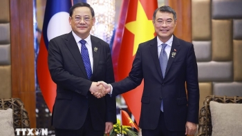 thu tuong lao sonexay siphandone tham viet nam cu the hoa gan ket chien luoc giua hai nuoc