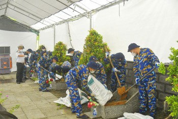 lu doan 169 tham gia lay mau hai cot liet si phuc vu giam dinh adn tai dac khu van don