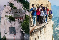 say chan la roi xuong vuc nhung du khach van leo hon 2000m de uong tra tren dinh nui hoa son