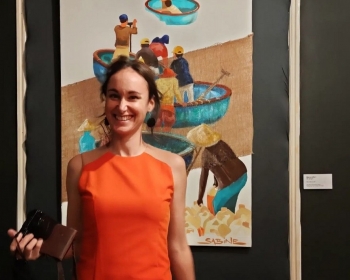 Nữ họa sỹ Bỉ ứng dụng cách tiếp cận độc đáo trong những bức vẽ về Việt Nam