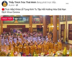 chua ba vang chua xin phep co quan chuc nang to chuc hoa giai nan dich virus corona