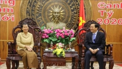 pho thu tuong campuchia tham va chuc tet tinh long an