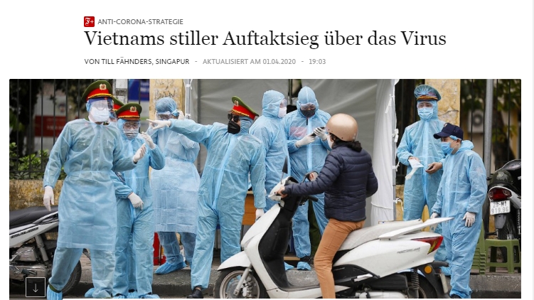 bao toan canh frankfurt faz cua duc viet nam dang rat manh tay chong covid 19