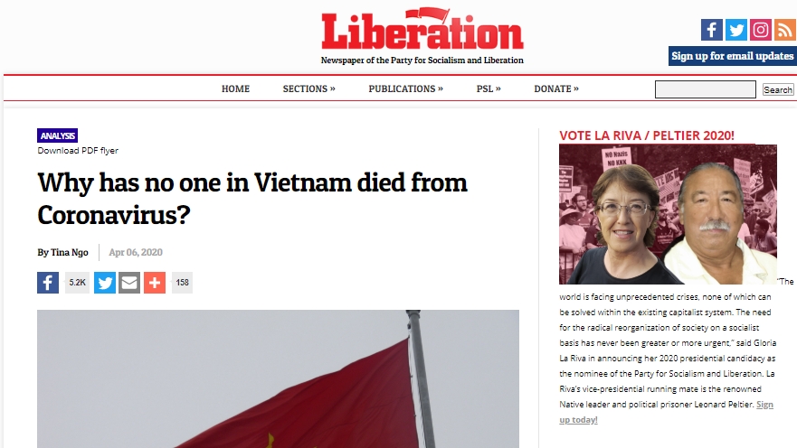 bao liberation news my viet nam la quoc gia dien hinh ve chu dong ung pho covid 19